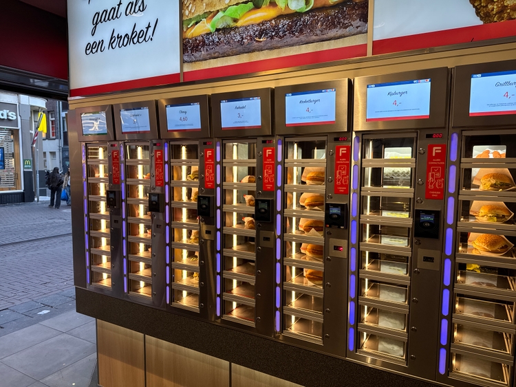 Febo, where food comes from little boxes you pay to open