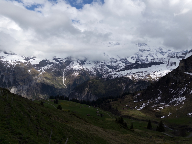 A view of the mountains