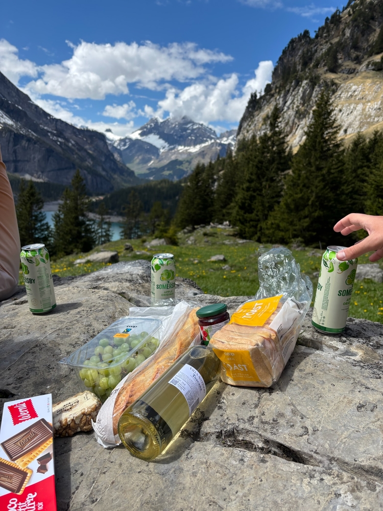 Our picnic in the mountains