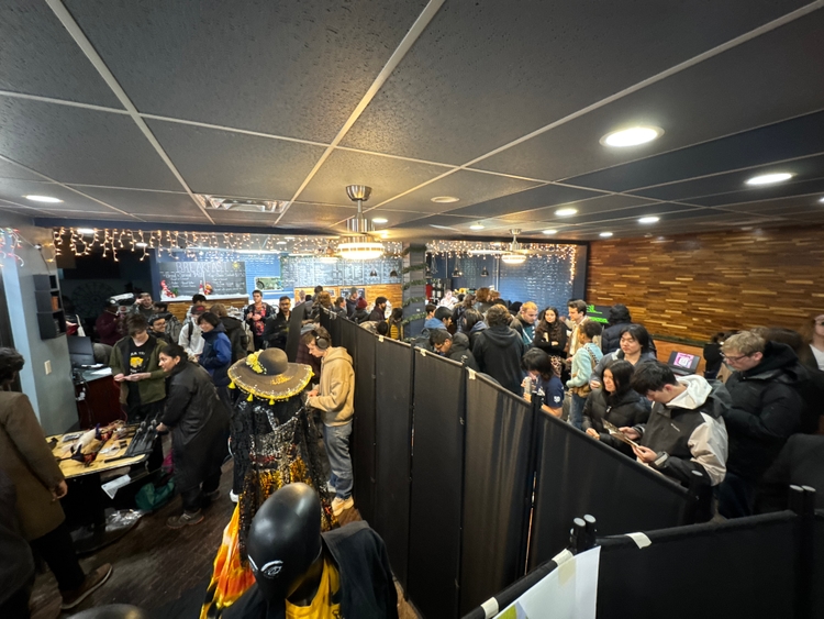 Everyone in the venue, Vienna Coffe Shop.