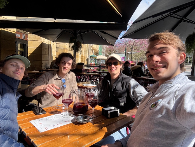 All of us getting some sangria