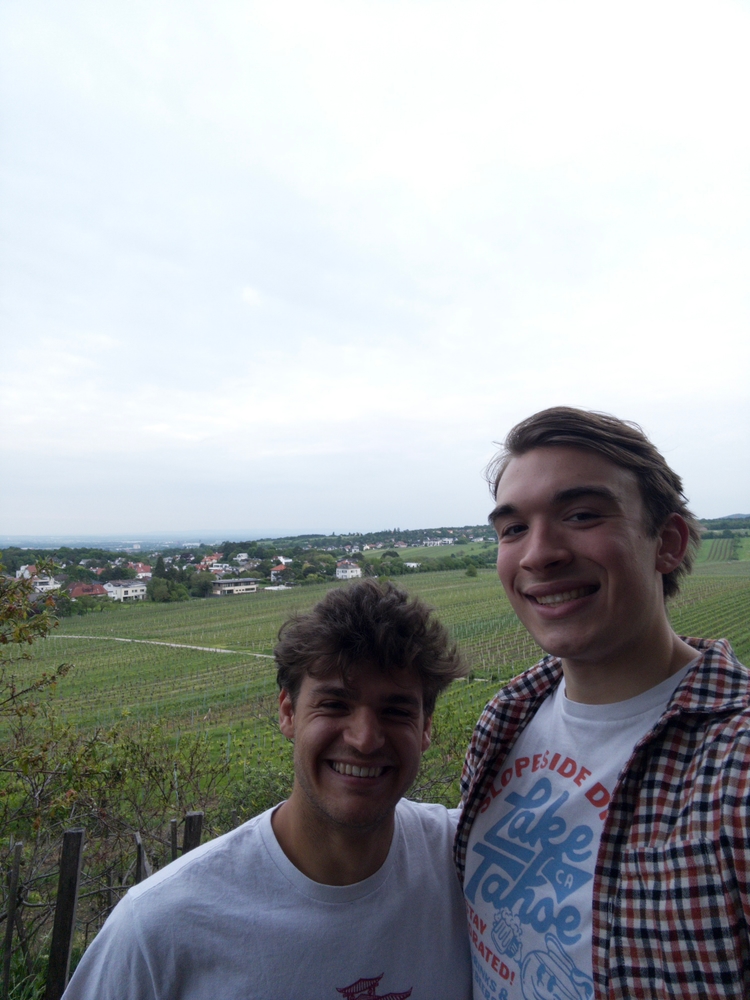 A selfie of Ben and I