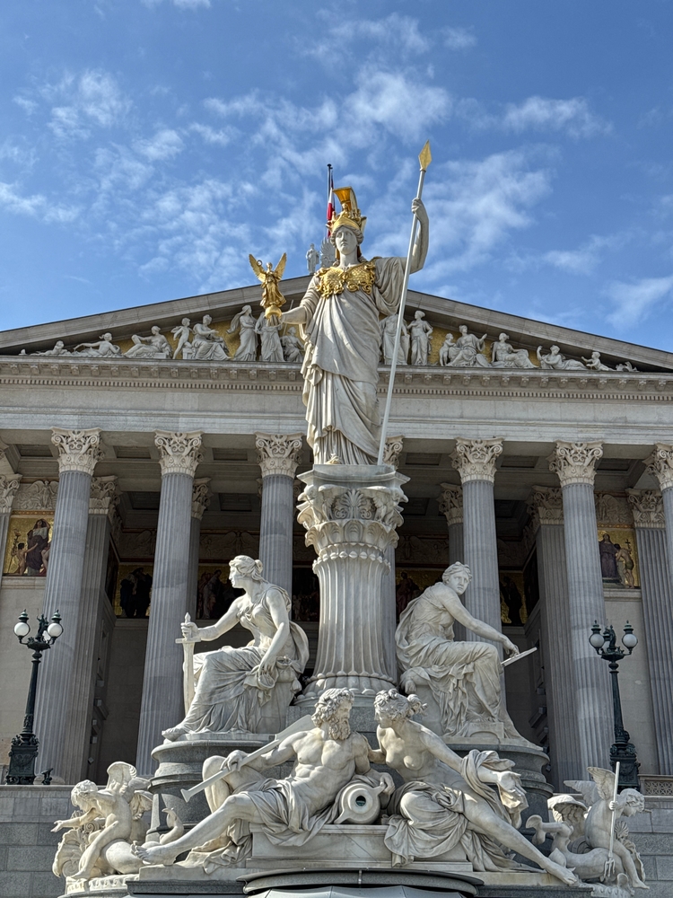 The Austrian parliament building